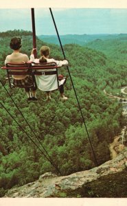 Vintage Postcard Sky Lift Natural Bridge State Park Round-Trip Slade Kentucky