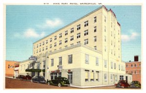 Vintage 1940s Postcard Dixie Hunt Hotel Gainesville Georgia