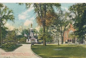 Washington Park Soldiers and Sailors Monument Rochester New York - pm 1911 - DB