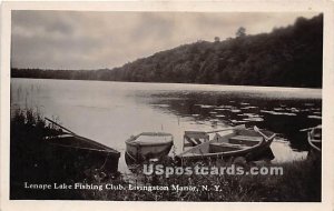 Lenape Lake Fishing Club - Livingston Manor, New York NY  