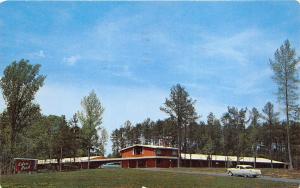 Durham North Carolina 1956 Postcard Eden Rock Motel