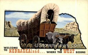 Conestoga Wagon in Where the West Begins, Nebraska