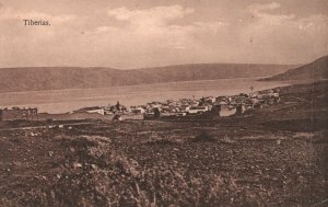 Vintage Postcard 1910's Tiberias R. Grossmanu Tiberias Israel