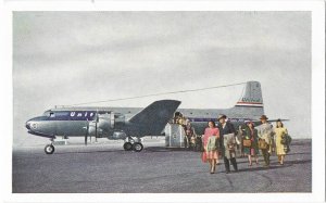 United Air Lines DC-6 Mainliner 300 to Hawaii Can Carry 52 Passengers