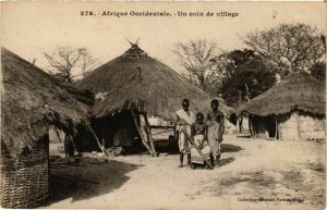 CPA AK Fortier 379 Afrique Occidentale- Un coin de village SENEGAL (812123)