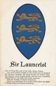 Sir Launcelot Most perfect Knight - Souvenir from Tintagel Castle England - UDB