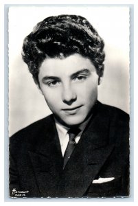 Vintage Real Photo RPPC Actor Roberto Benzi Original Postcard P37