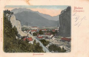 BLUDENZ ALBERGBAHN AUSTRIA~MONTIGEL und SCESAPLANA~1903 PHOTO POSTCARD