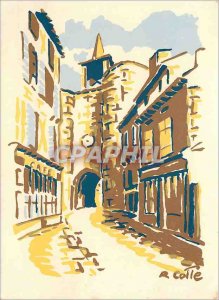 Postcard Modern Door Clock Sevres Parthenay