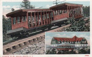 12979 Climbing up Mt. Beacon Incline Railway, Beacon, New York 1917