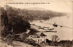 CPA THONON-les-BAINS - Vue sur le Port prise des Concise (248143)