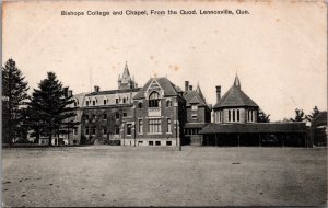 Canada Bishops College and Chapel From the Quod Lennoxville Quebec Postcard C042