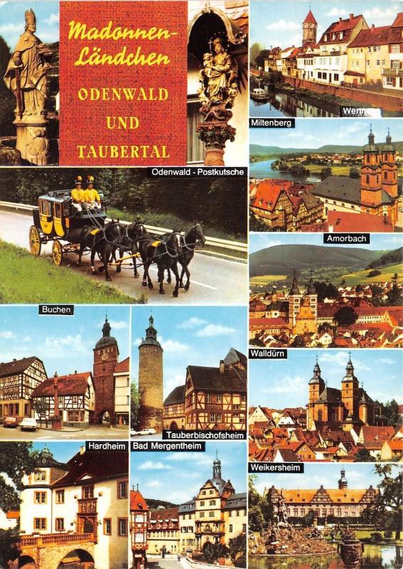 BG12831 landchen odenwald und taubertal chariot multi views  germany