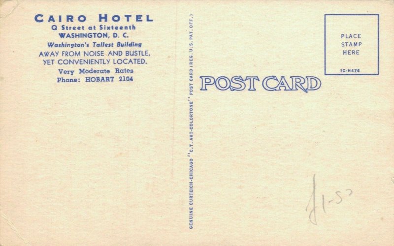 USA Cairo Hotel Washington D.C. 04.99