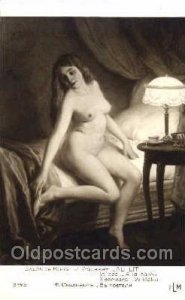 Artist J. Scalbert Nude Unused 