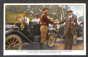 FLANDERS 20 TOUR CAR RACING ATLANTA GEORGIA MAYOR WINN POSTCARD (1911)