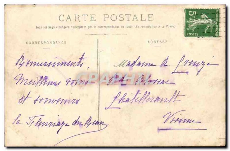 Saint Georges sur Loire Old Postcard Chaetau Serrant