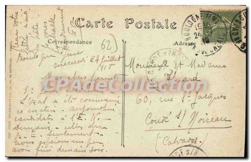 Old Postcard Le Portel General view