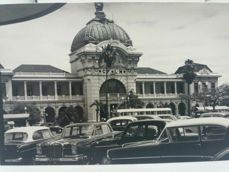 Vintage Rp Postcard LourenÇo Marques Estaçao Central dos Caminhos de Ferro