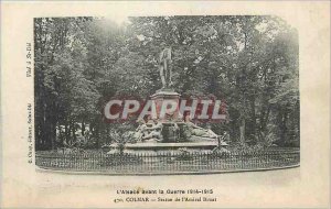 Old Postcard Colmar Statue of Admiral Bruat