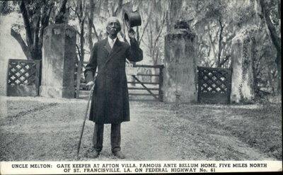 BLACK AMERICANA ST FRANCISVILLE LA Uncle Melton Gate Keep...