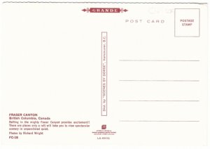 River Rafting, Hell's Gate, Fraser Canyon, British Columbia, Multiview Postcard