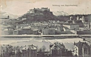 SALZBURG AUSTRIA~KAPUZINERBERG-1908 C JURISCHEK PHOTO POSTCARD