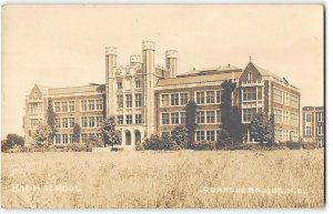 Rare Antique RPPC High School ROANOKE RAPIDS North Carolina 1920s Photo Postcard