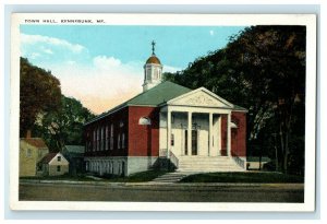 c1920's Town Hall Street View Kennebunk Maine ME Unposted Vintage Postcard