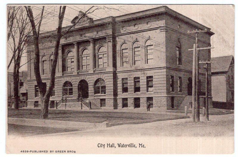 Waterville, Me, City Hall