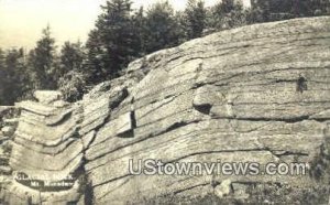 Real Photo - Glacial Rock in Monadnock Mountain, New Hampshire