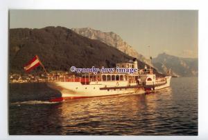 SIM0078 - Austrian Paddle Steamer - Gisela , built 1871 - postcard