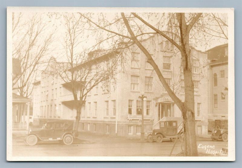 EUGENE OR HOSPITAL VINTAGE REAL PHOTO POSTCARD RPPC