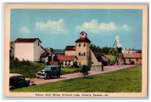 c1950's Toburn Gold Mines Kirkland Lake Ontario Canada Vintage Postcard