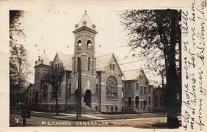 Real Photo Postcard M.E. Church in Centralia, Illinois~121317