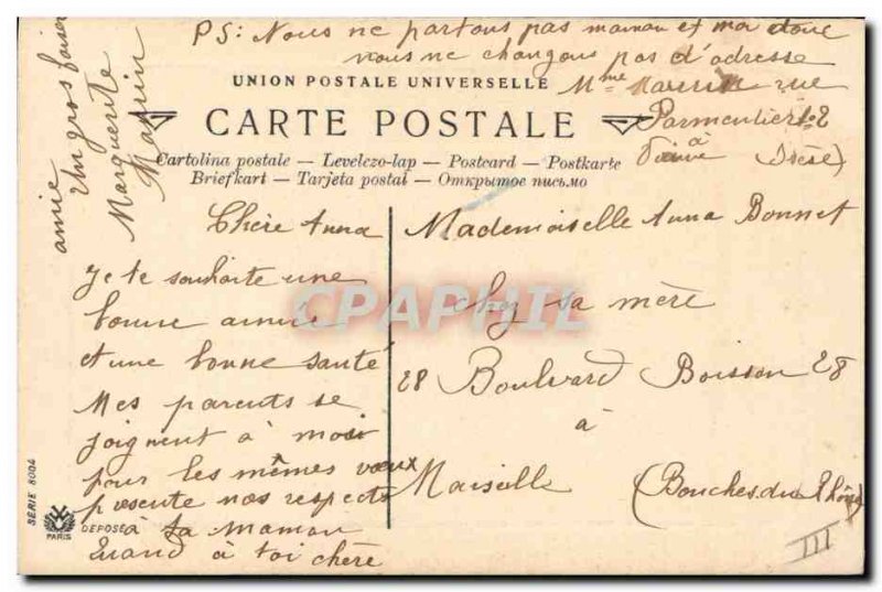 Old Postcard Fantaisie Mouton