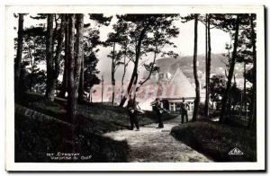 Old Postcard View from the Etretat golf