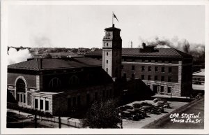 CPR Station Moose Jaw SK Saskatchewan Unused RPPC Postcard H50