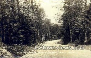 Real Photo - Road to Canada in Pittsburg, New Hampshire