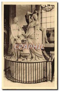 Old Postcard Sens Cathedral Sens De Grave Du Dauphin son of Louis XV