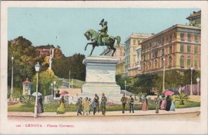 Italy Postcard - Genoa - Genova - Piazza Corvetto - Liguria RS33773