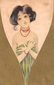 H.M. & Co, London Series 123 Artist Signed Raphael Kirchner  Post Card H.M. &...