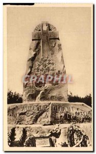 Old Postcard Monument Woods high Caures to the memory of Colonel Driant and i...