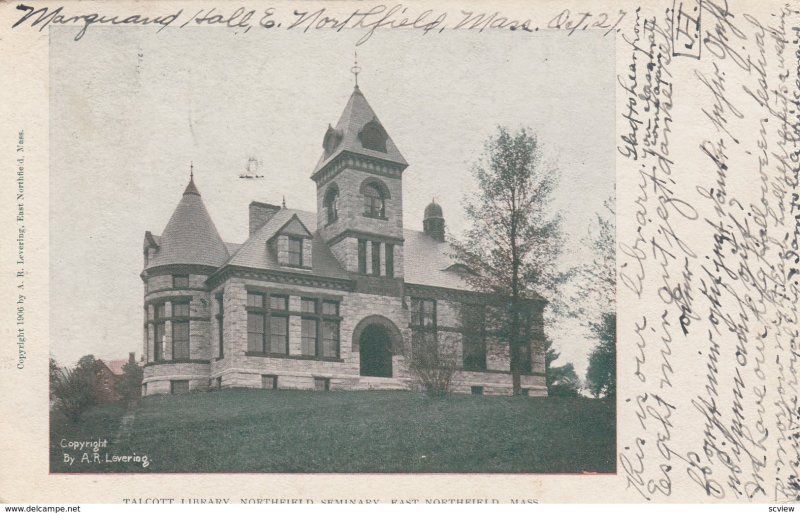 EAST NORTHFIELD , Mass. , 1907 ; Talcott Library