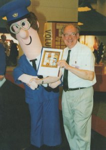 Postman Pat Visits Earls Court Postal History Show Hand Signed Postcard