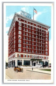 Hotel Severs Muskogee Oklahoma OK UNP WB Postcard V14