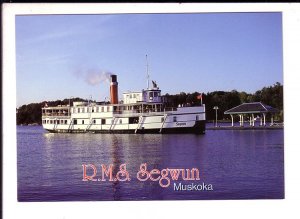 Royal Mail Ship Segwun, Muskoka, Gravenhurst, Ontario Large 5 X 7 inch Postcard