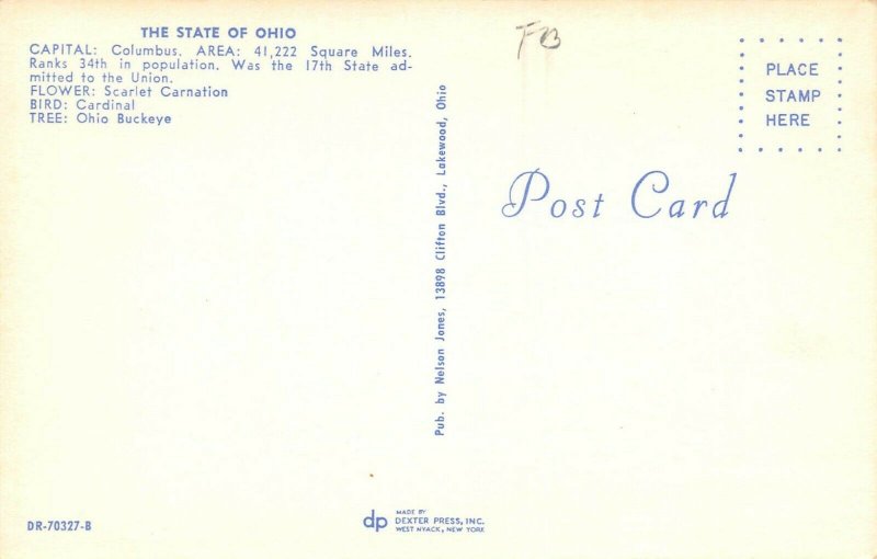 LPS26 Ohio OH Postcard Big Large Letter Views