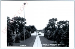 c1950s Allison, IA RPPC Main St Downtown Real Photo Postcard Butler Co. Vtg A102