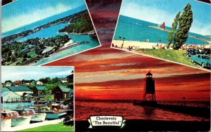 Lighthouses Multi View Charlevoix Michigan 1971